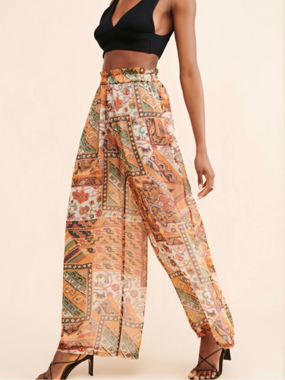 One Teaspoon Paisley Palazzo
Pants size S